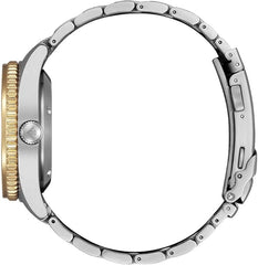 Citizen Mens Promaster Auto Watch In Silver & Gold
