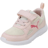 Puma Kids Fun Racer Ac Shoes In White & Pink