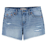 Levis Girls Girlfriend Shorty Shorts Denim