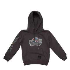 Soviet Boys Ronin Animation Hoodie In Anthracite