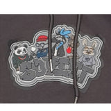 Soviet Boys Ronin Animation Hoodie In Anthracite