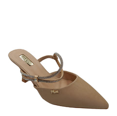 Hush Puppies Ladies Maryan Heels In Champagne