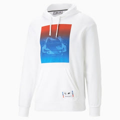 Puma Mens Bmw Mms Road Trip White Hoodie
