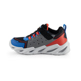 Skechers Boys Sharp-Bot Shoes In Blue & Red