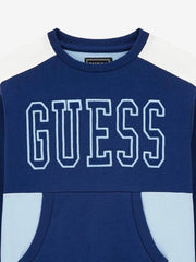 Guess Kids 2B Ls Active Top Blue
