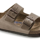 Birkenstock Mens Arizona BS Oiled Leather Sandal In Tobacco Brown