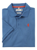 Pringle Austyn Pique Golfer Sky Blue
