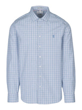 Pringle Mens Clark Check Long Sleeve Tailored Shirt In Blue