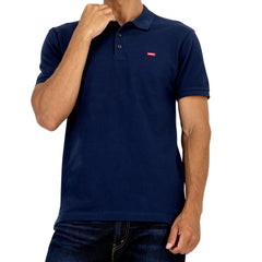 Levis Mens Ama Housemark Polo Shirt In Navy