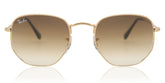 Rayban Rb5348 001/5151 Unisex Sunglasses In Gold