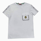 Enrico Coveri Boys Pocket Logo T-Shirt In White