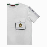 Enrico Coveri Boys Pocket Logo T-Shirt In White