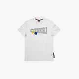 Enrico Coveri Mens Bling Banner T-Shirt In White