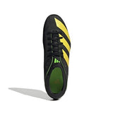 Adidas Unisex Sprinter Shoes In Core Black/Beam Yellow/Spark Green