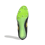 Adidas Unisex Sprinter Shoes In Core Black/Beam Yellow/Spark Green