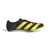 Adidas Unisex Sprinter Shoes In Core Black/Beam Yellow/Spark Green