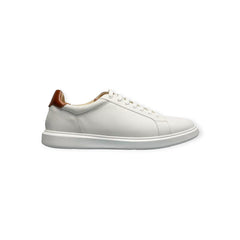 Floshiem Mens Social White/Tan Sneaker