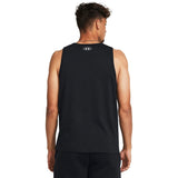 Under Armour Sportstyle Logo Tank Top In Black