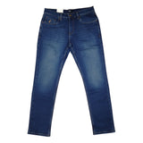 Polo Mens Knitted Slim Leg Denim Jeans In Dark Wash