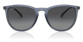 Ray-Ban Erika Polarized Sunglasses In Transparent Blue