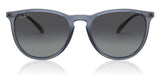 Ray-Ban Erika Polarized Sunglasses In Transparent Blue