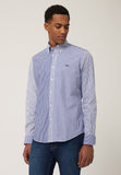 Harmont & Blaine Mens Patchwork Shirt In Blue