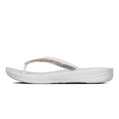 Fitflop Ladies Iquishion Sparkle Sandals In White