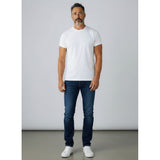 Polo Mens Knitted Slim Leg Denim Jeans In Dark Wash