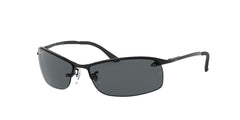 Ray-Ban Rb3183 Dark Black 1/2 Frame Polarized