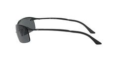 Ray-Ban Rb3183 Dark Black 1/2 Frame Polarized