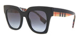 Burberry Kitty Sunglasses For Women In Black