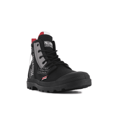 Palladuim Mens Black Pampa Hi Dare Zip Shoes
