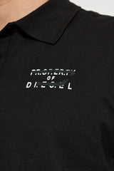 Diesel Mens T-Rejust-V2 Golfer In Black