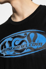 Diesel Mens T-Norm-T1 Regular T-Shirt In Black