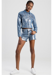 Sissyboy P30814 Ryder Foil Shorts Medium Vintage