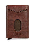 Lefel Mens Secret Wallet In Brown