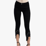 Sissy Boy Womens Axel Mid Waist Skinny Jeans In Black