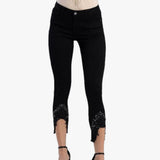 Sissy Boy Womens Axel Mid Waist Skinny Jeans In Black