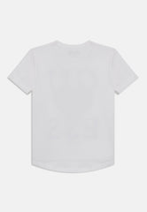 Guess Girls White High Low Short Sleeve Sequins T-Shirt