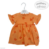 Mother's Choice Infant Girls Dress In Orange