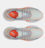 Under Armour Mens Velociti Pace Sneakers In Green Orange