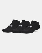 Under Armour Mens Perfomance 3 Pack Socks In Black