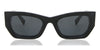 Miu Miu Rectangular Sunglasses For Women In Black