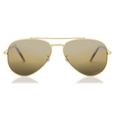 Ray-Ban New Aviator Unisex Sunglasses In Gold