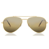 Ray-Ban New Aviator Unisex Sunglasses In Gold