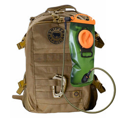 Sniper Edc Backpack+Hydration Bladder 2.5L In Brown