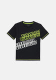 Guess Boys Print T-Shirt in Black
