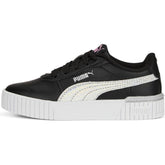 Puma Girls Carina 2.0 Mermaid PS Sneakers In Black/Lilac Chiffon/Silver