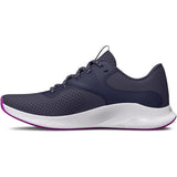 Under Armour Womens Charger Aurora 2 Sneakers In Grey/Navy