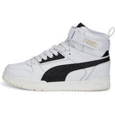 Puma Kids Rbd Game Jr Shoes In White & Black
